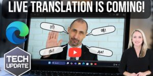 AI audio translation previews in Microsoft Edge