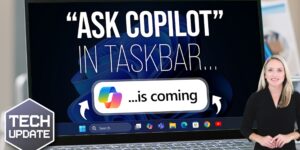 “Ask Copilot” is coming to your Taskbar (but only if you want it to)
